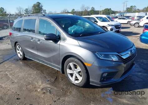 2018 Honda Odyssey Ex-L из США, поврежденный, VIN 5FNRL6H78JB108260